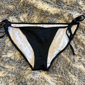 Black swimsuit bottoms